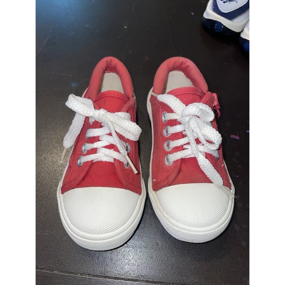 Vintage Red Okie-Dokie‎ Sneakers 90's Toddler Size US 6.5 - Picture 1 of 5